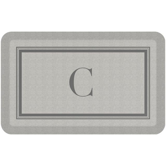 GelPro® NewLife® Designer Comfort 20" x 32" Monogram Letter C Kitchen Mat
