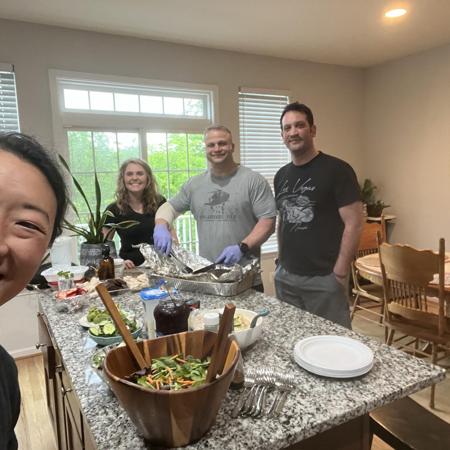 Hanging out with Mindy & Ben in Northern Virginia