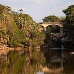 Uvongo beach and Lagoon