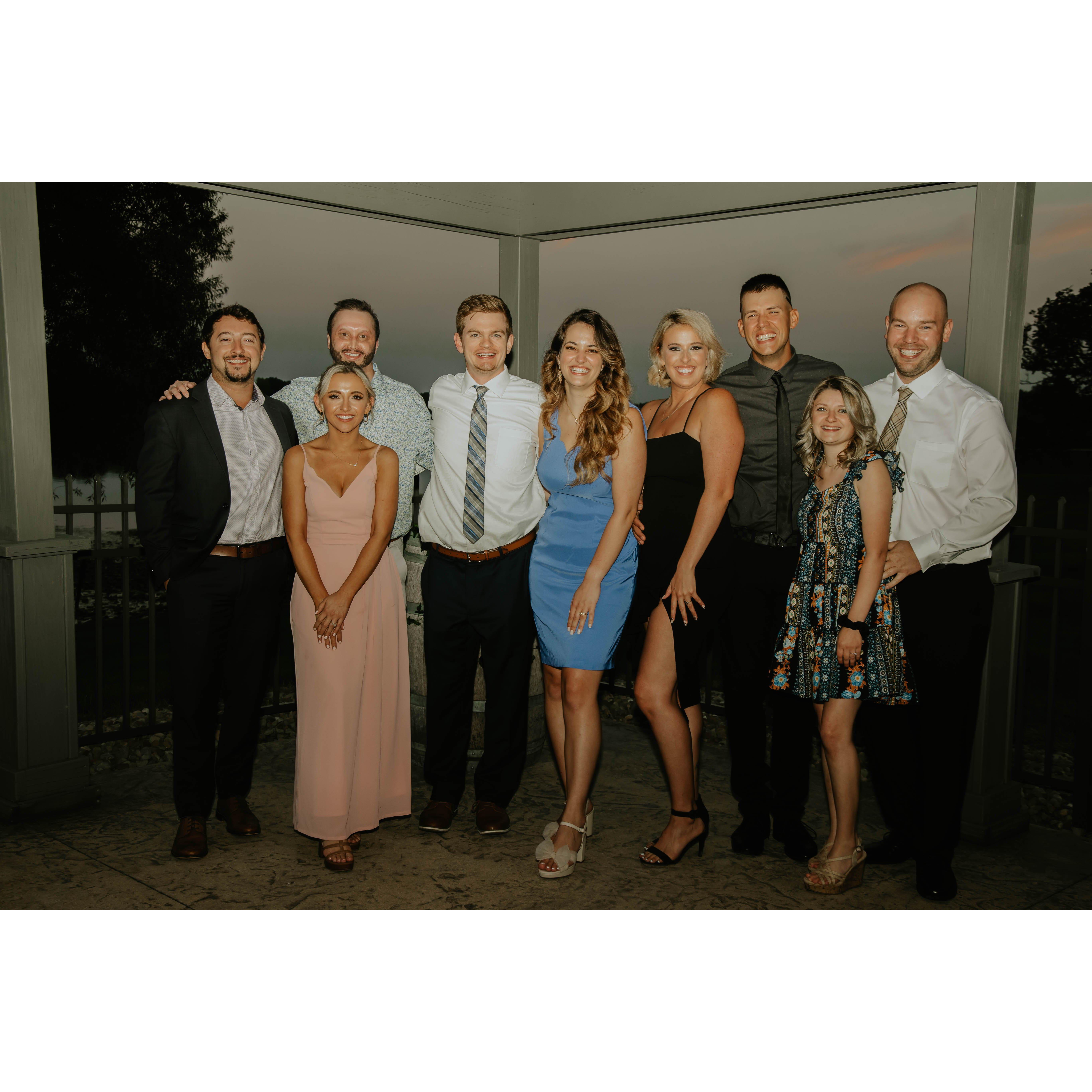 At Danny and Julia Kekedy's wedding, it was a Newbury reunion!