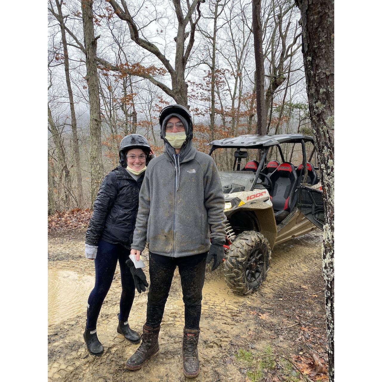 Driving a Polaris in WV, New Year's Day 2021.