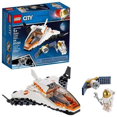 LEGO City Space Satellite Service Mission 60224 Space Shuttle Toy Building Set 84pc