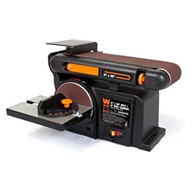 WEN 6502T 4.3-Amp 4 x 36 in. Belt and 6 in. Disc Sander with Cast Iron Base