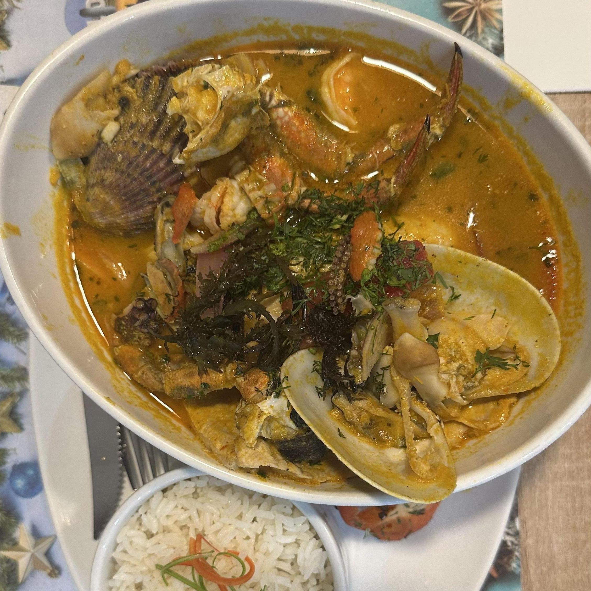 Sudado Marino: Seafood soup