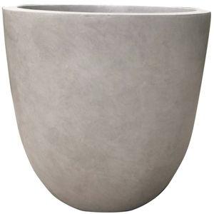 Kante 18" Diameter Round Concrete Planter, Weathered Concrete