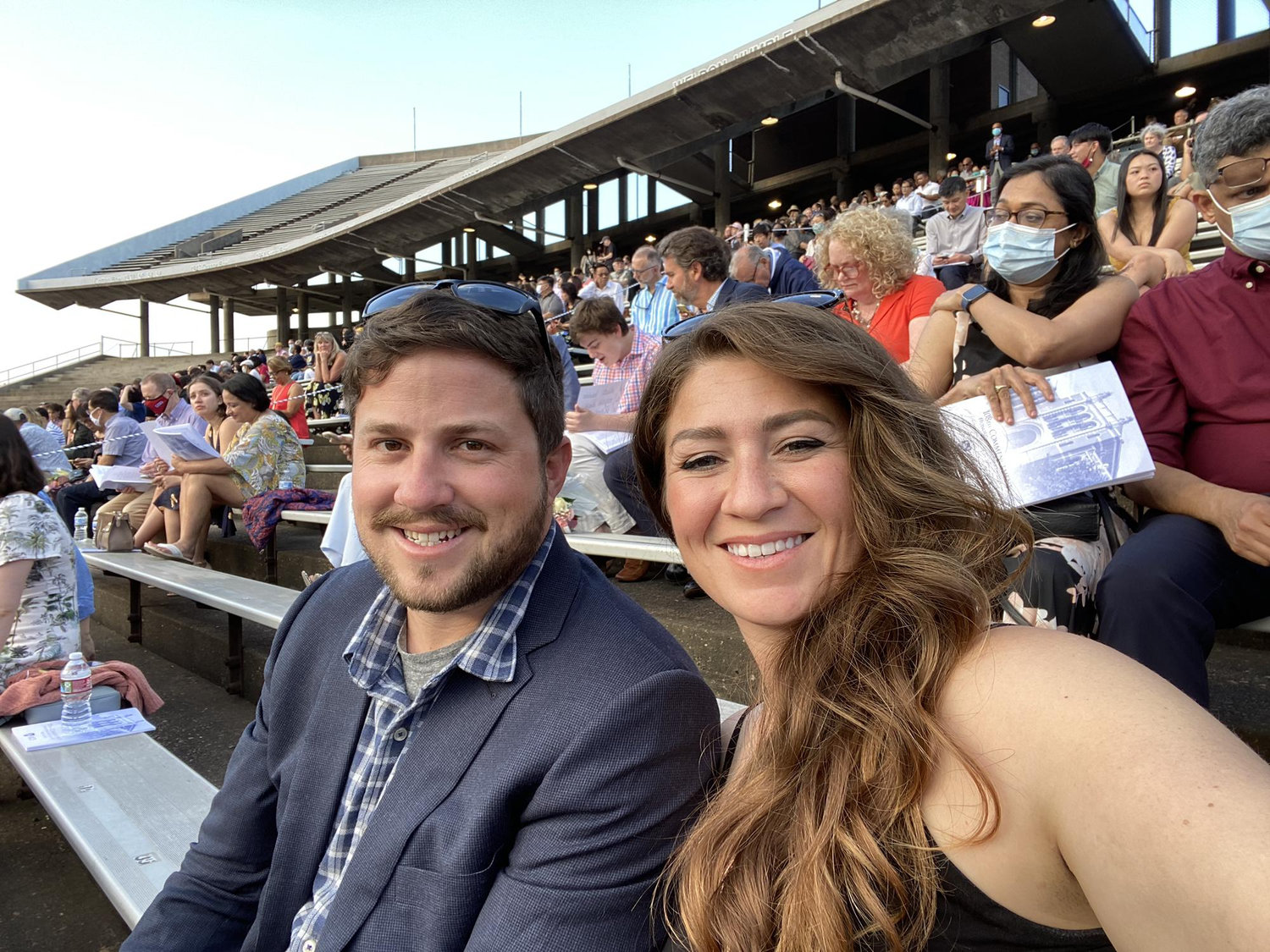Celebrating a graduation in Texas.