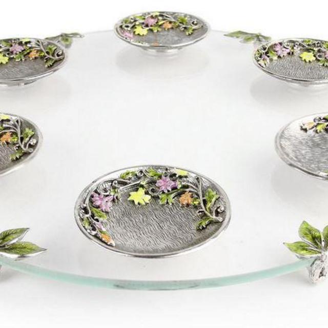 American Jewish History Museum Freesia Seder Plate