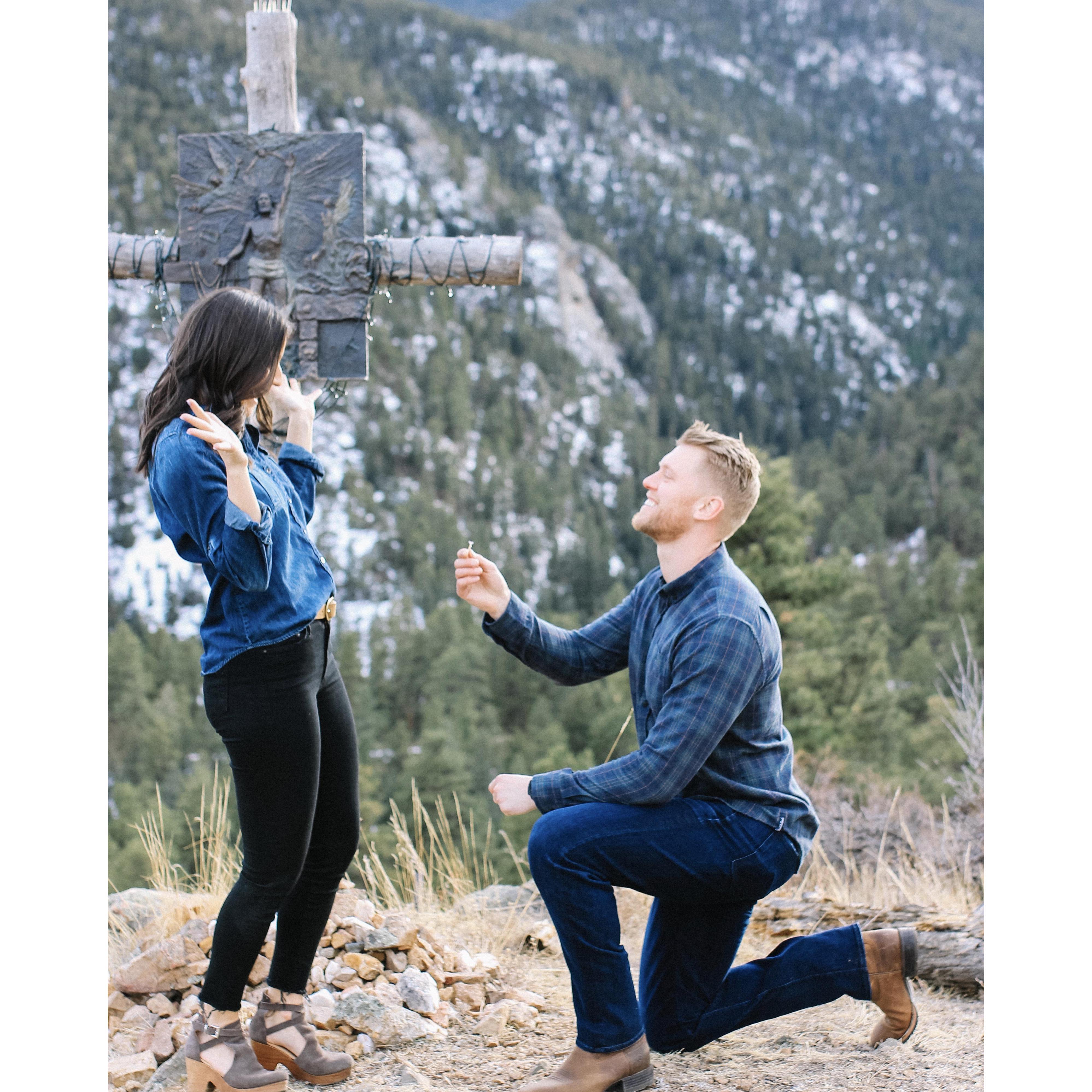 The 2nd proposal (with a photographer this time)