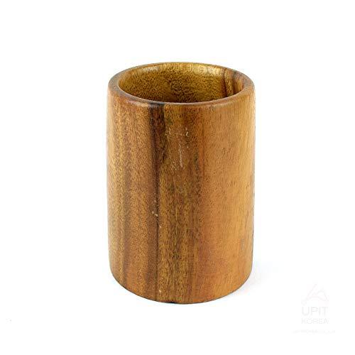 UPIT Acacia Wood Kitchen Utensil Holder Spoon Chopsticks Organization, (3.5"x5")