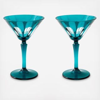 Rialto Acqua Martini Glass, Set of 2