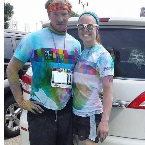 After the color run 2014