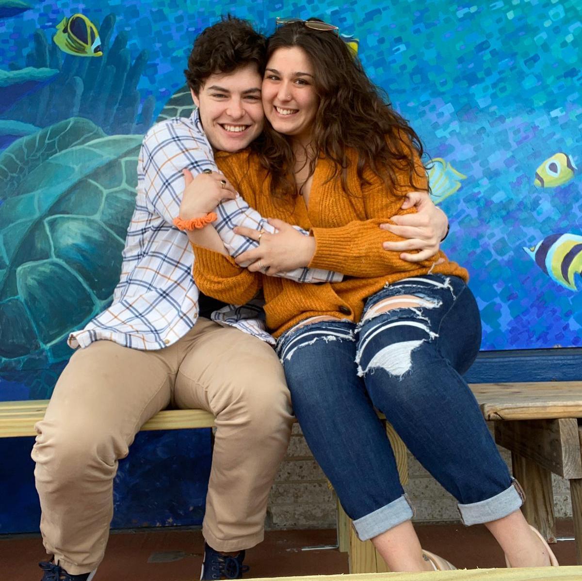 The first Ocean City trip Cole and Nicolette took together (days before COVID shut everything down)