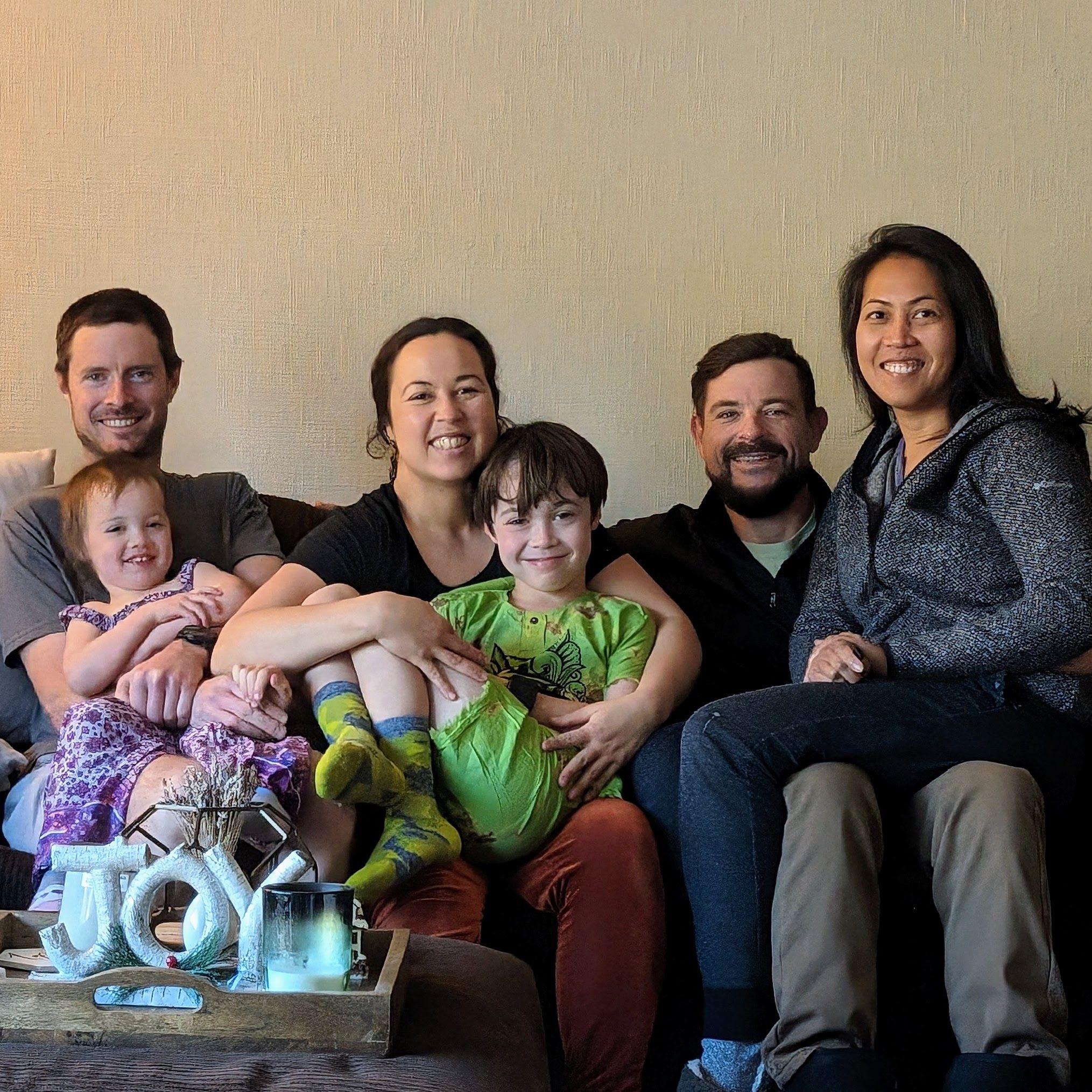 Family visit with David, Laila, Martini and Alder