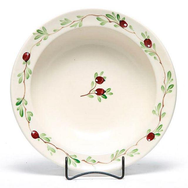 Cranberry Large Serving Bowl