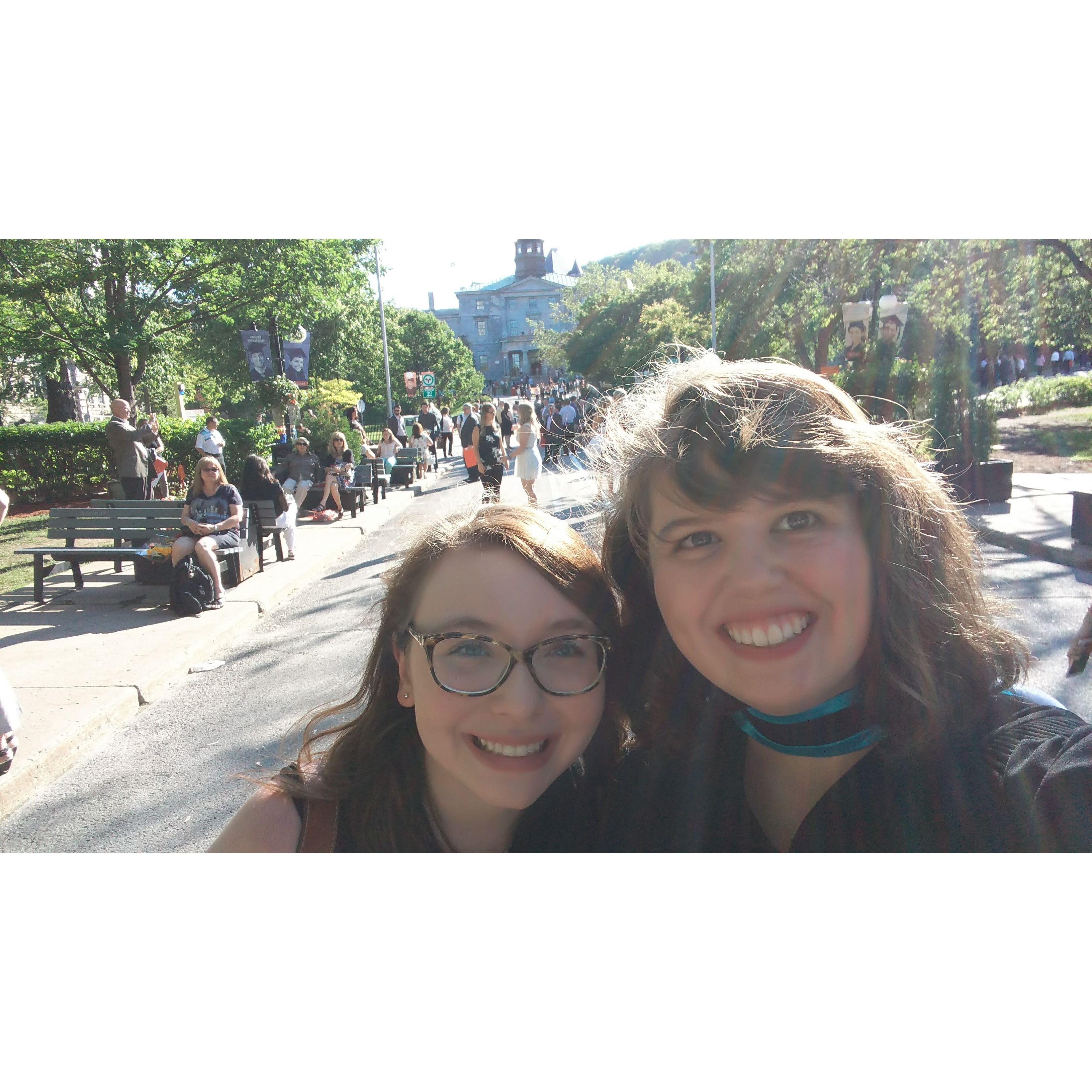 Julie's graduation - smell ya later, McGill! (June 2017)