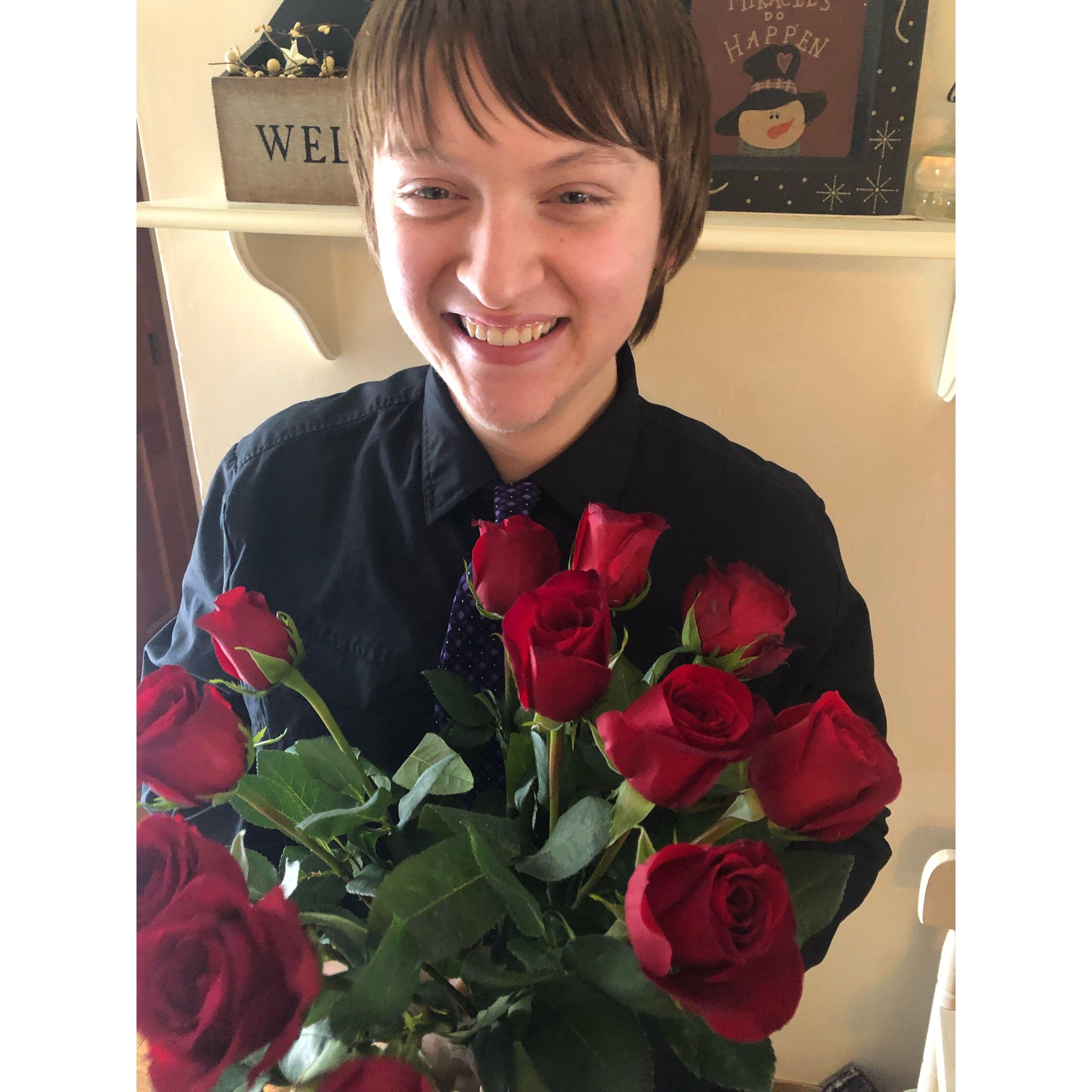 Ed asking Kenzie to his prom