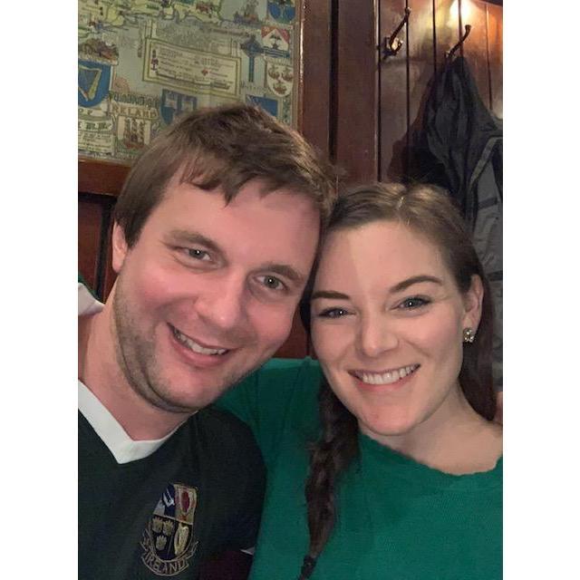 These idiots had no idea what the next 18+ months would be like in March 2020 listening to Irish music before St. Patty's Day. (They left shortly after this photo. One of us got nervous about crowds)