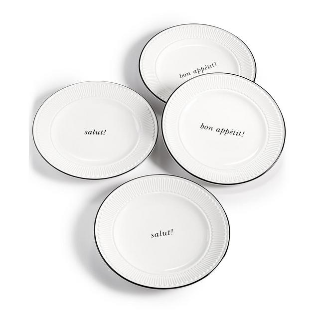 kate spade new york York Avenue 4-Pc. Tidbits Plate Set