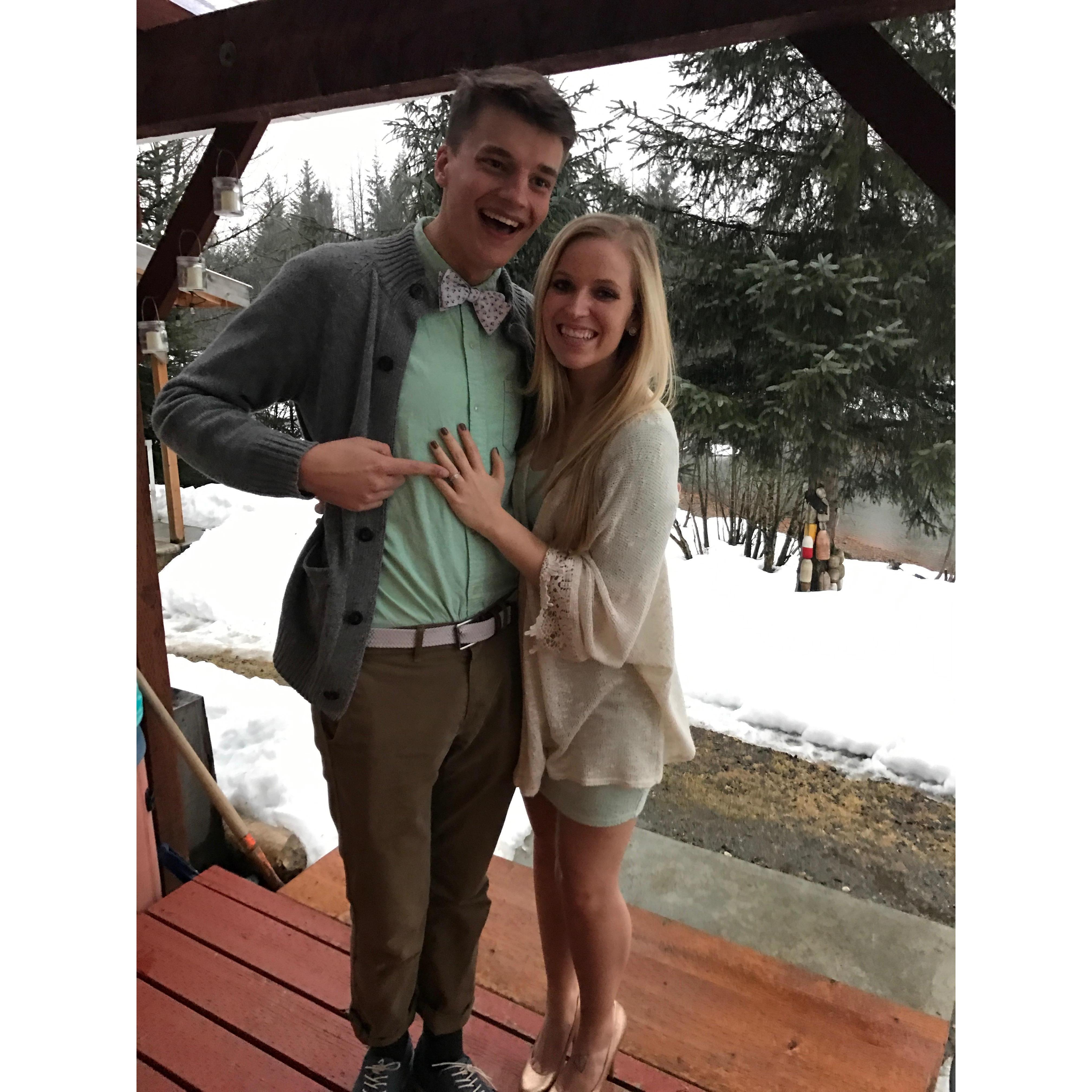 A wonderful engagement party surrounded by our friends and family