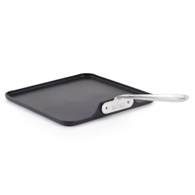 All-Clad 11" Nonstick Square Griddle, HA1 Expert Cookware, Black