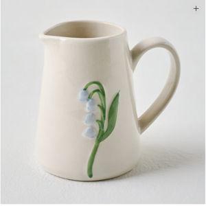 Stoneware Floral Creamer