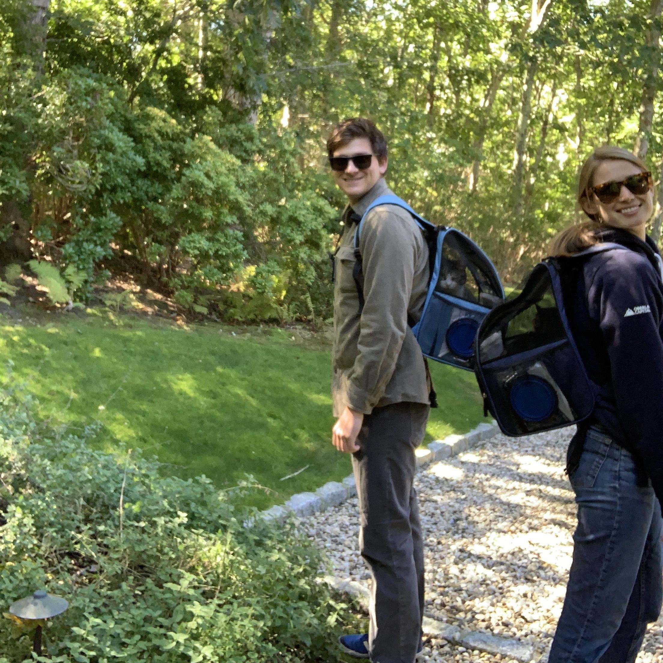 Family photo! (Lauren and Amy are in the backpacks) 2020