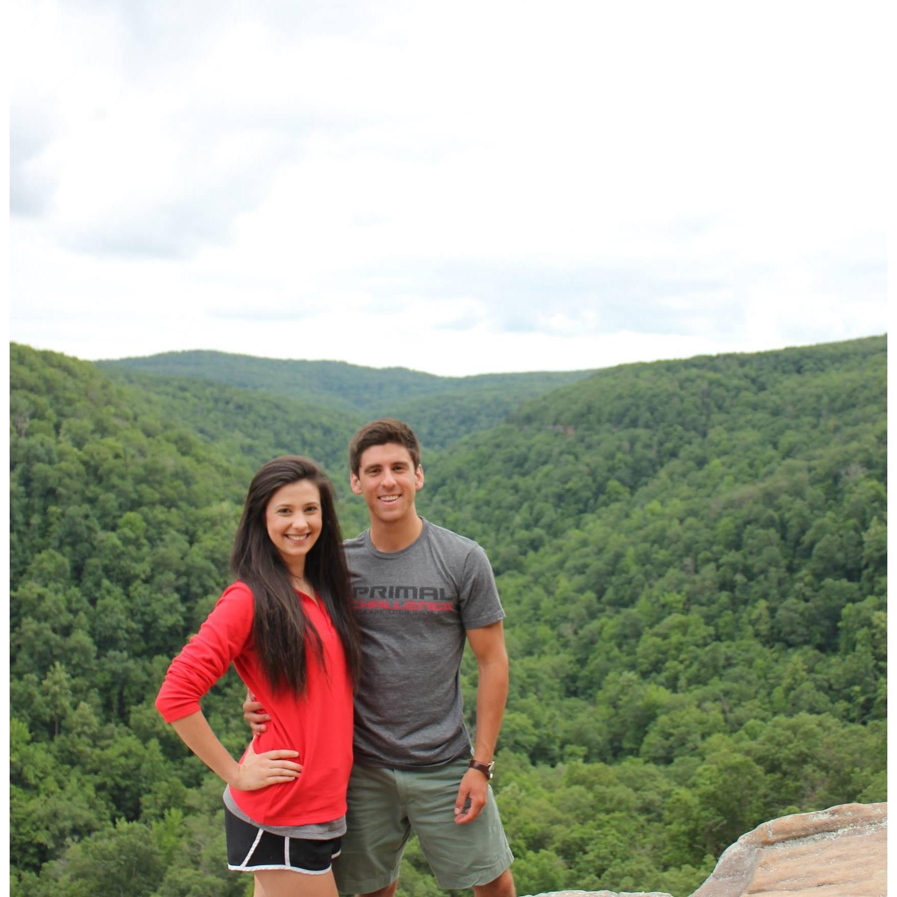 One of our first dates. I made vegetarian pitas so I was really considerate