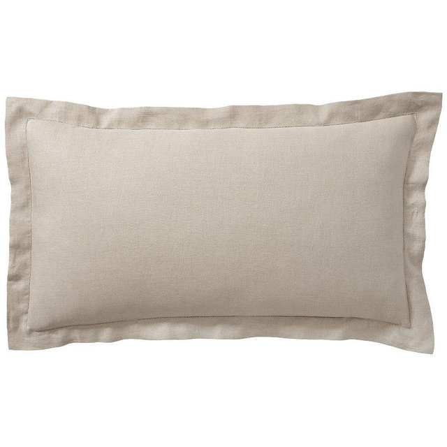 Belgian Linen Duvet Shams, King, Set of 2, Warm Gray