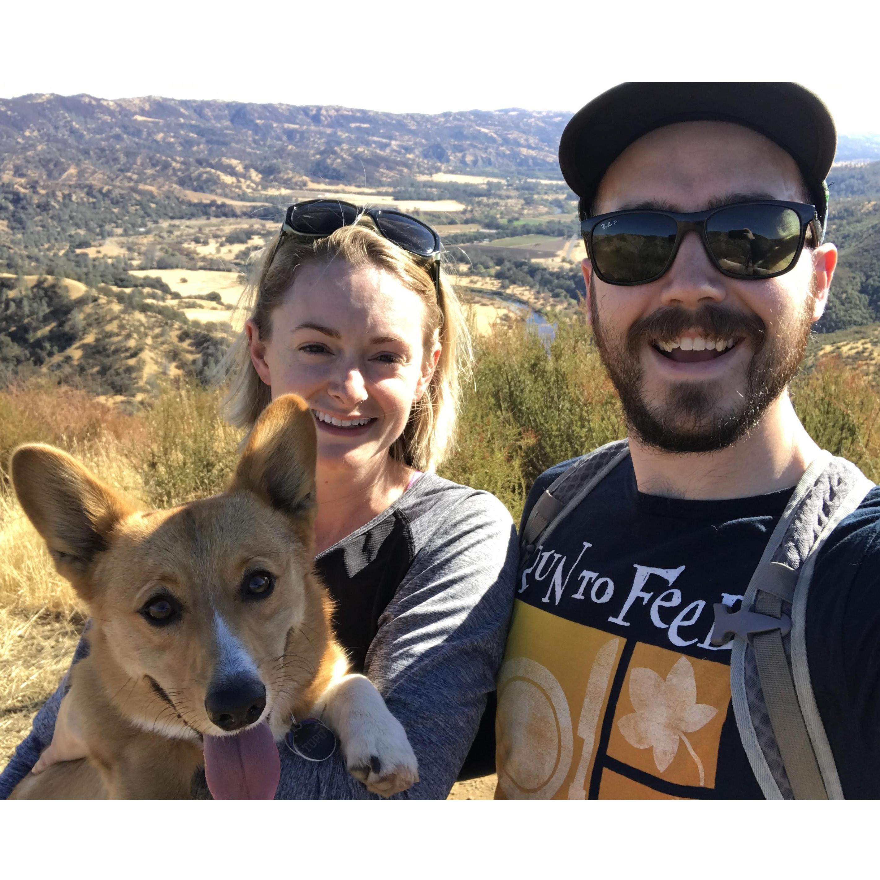 Hiking with Topo in Capay Valley, CA
