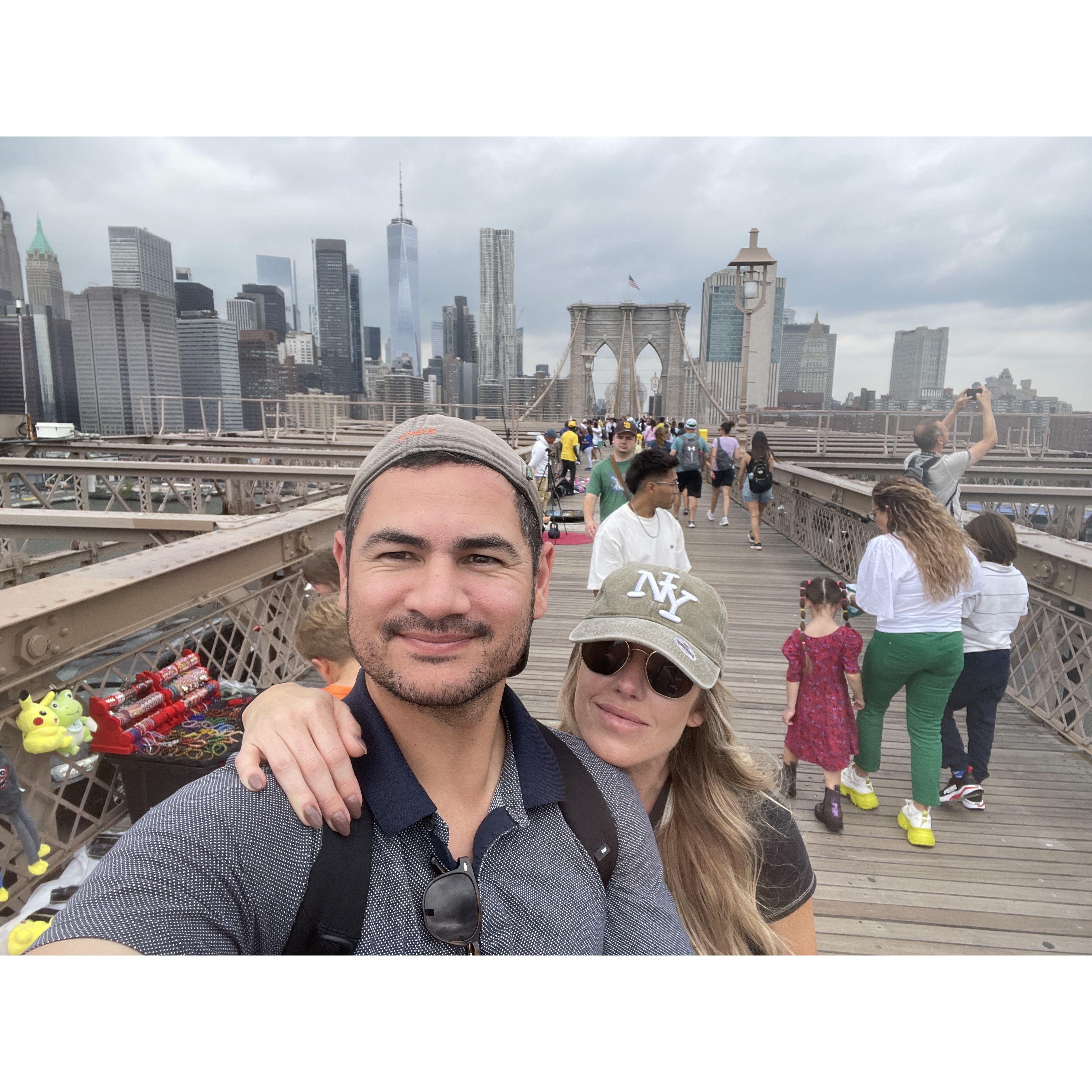 Aug 2023 - Jackie work trip & Brooklyn bridge stroll
