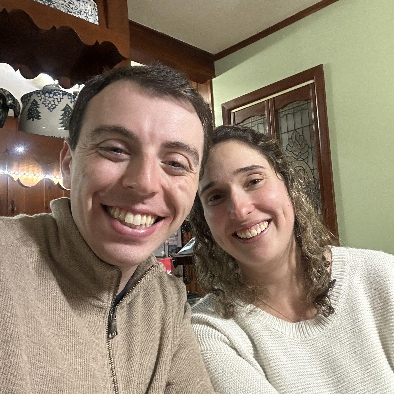 Our first photo together!