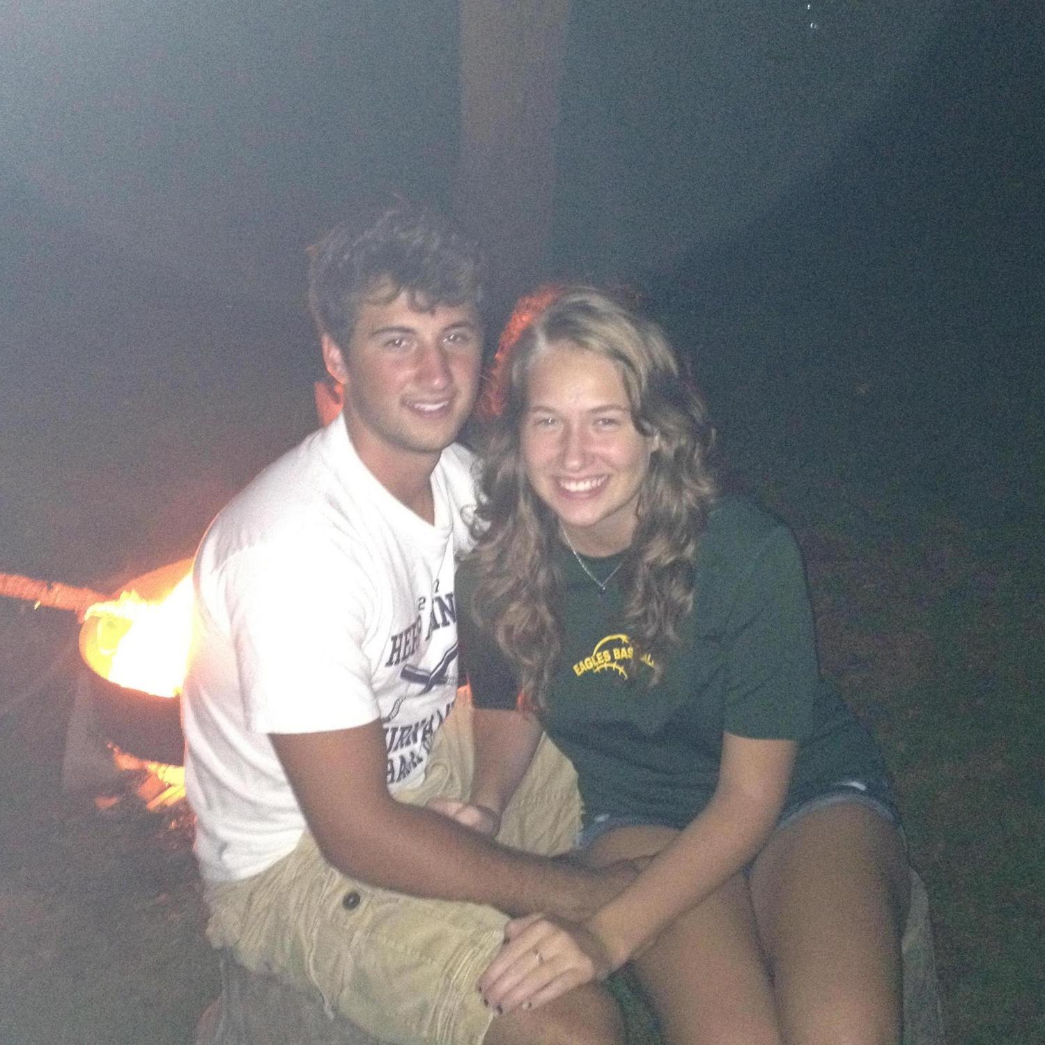 Our second Summer together. At a lake house in Michigan.