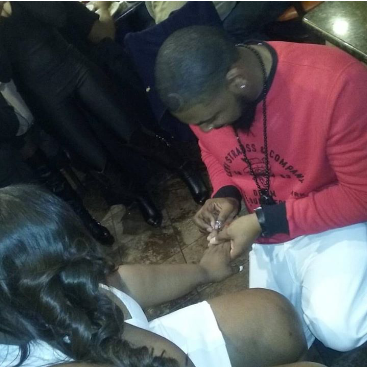 He proposed and I said yes