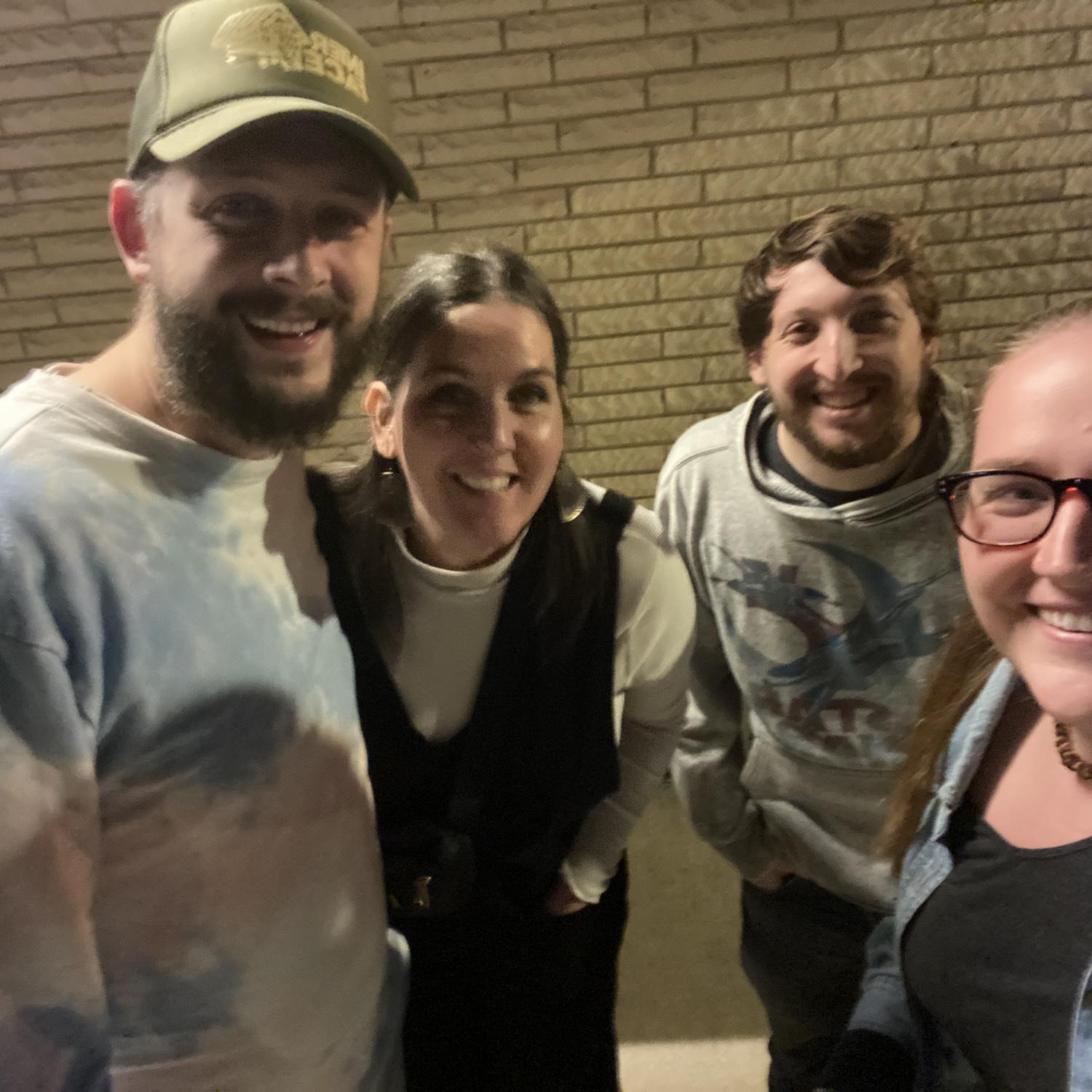 Double date with Matt and Deborah.