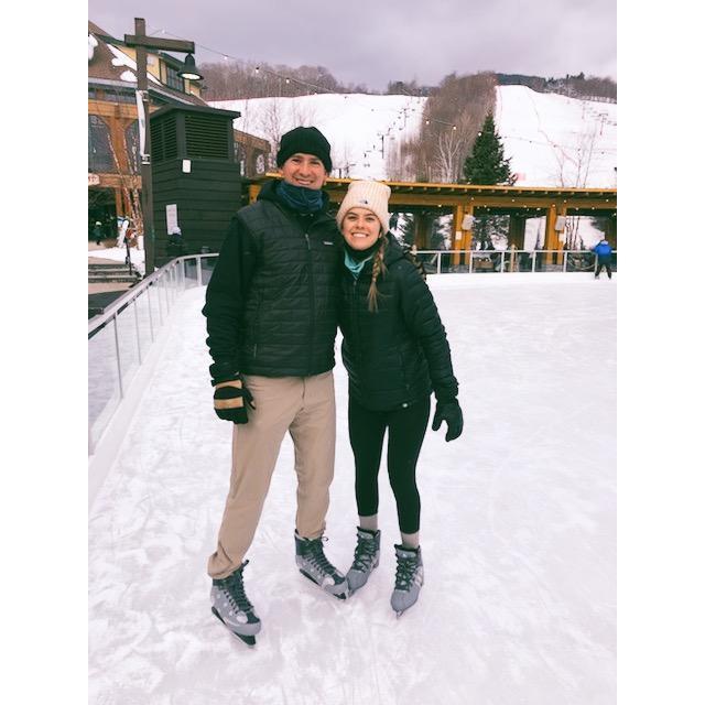 Ice Skating in Stowe, VT!