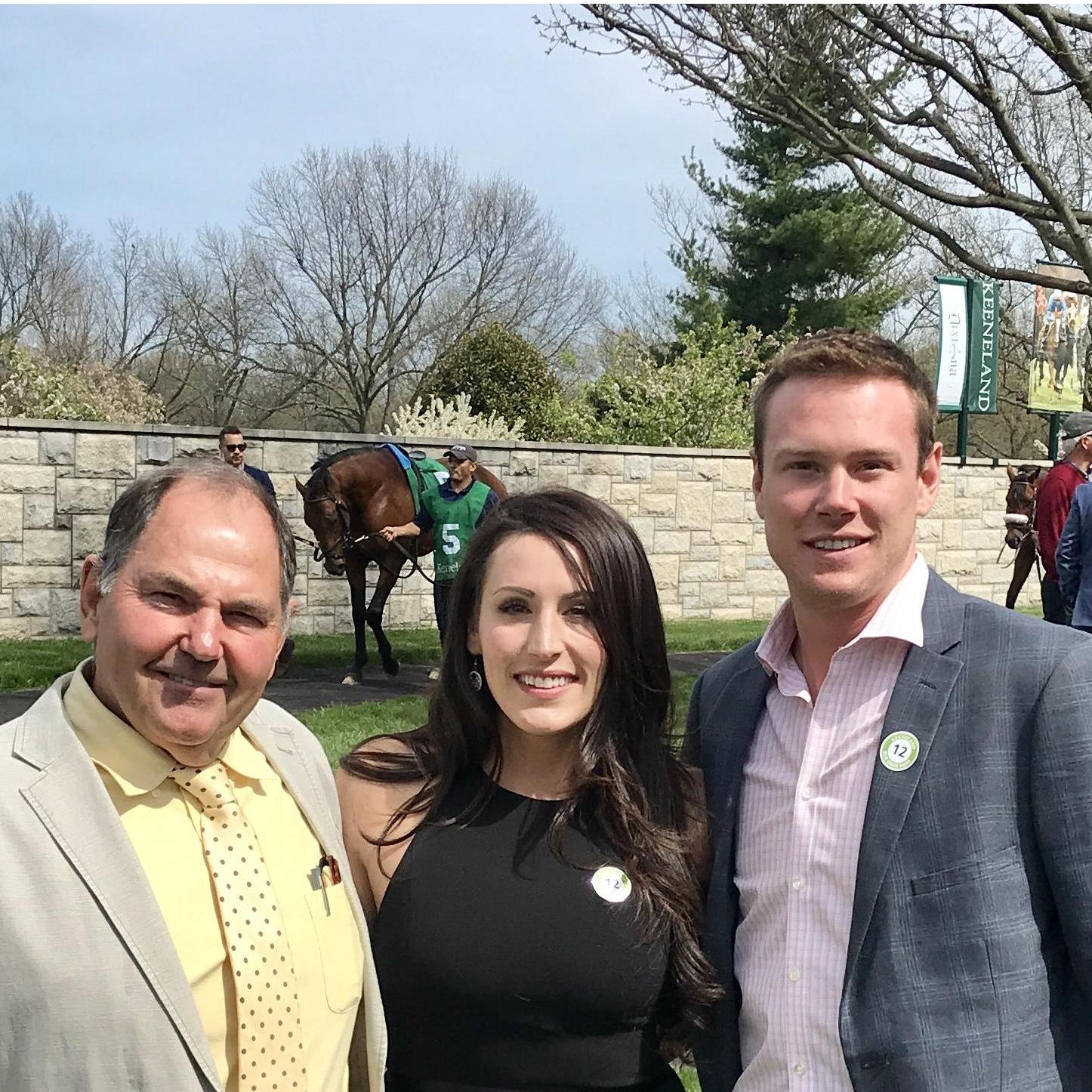 Zac’s first time at the races with me (and maybe first time at a thoroughbred race altogether 🤔). We were supporting one of my favorite clients ever, Mr. Mike. No winners, but still a wonderful day!