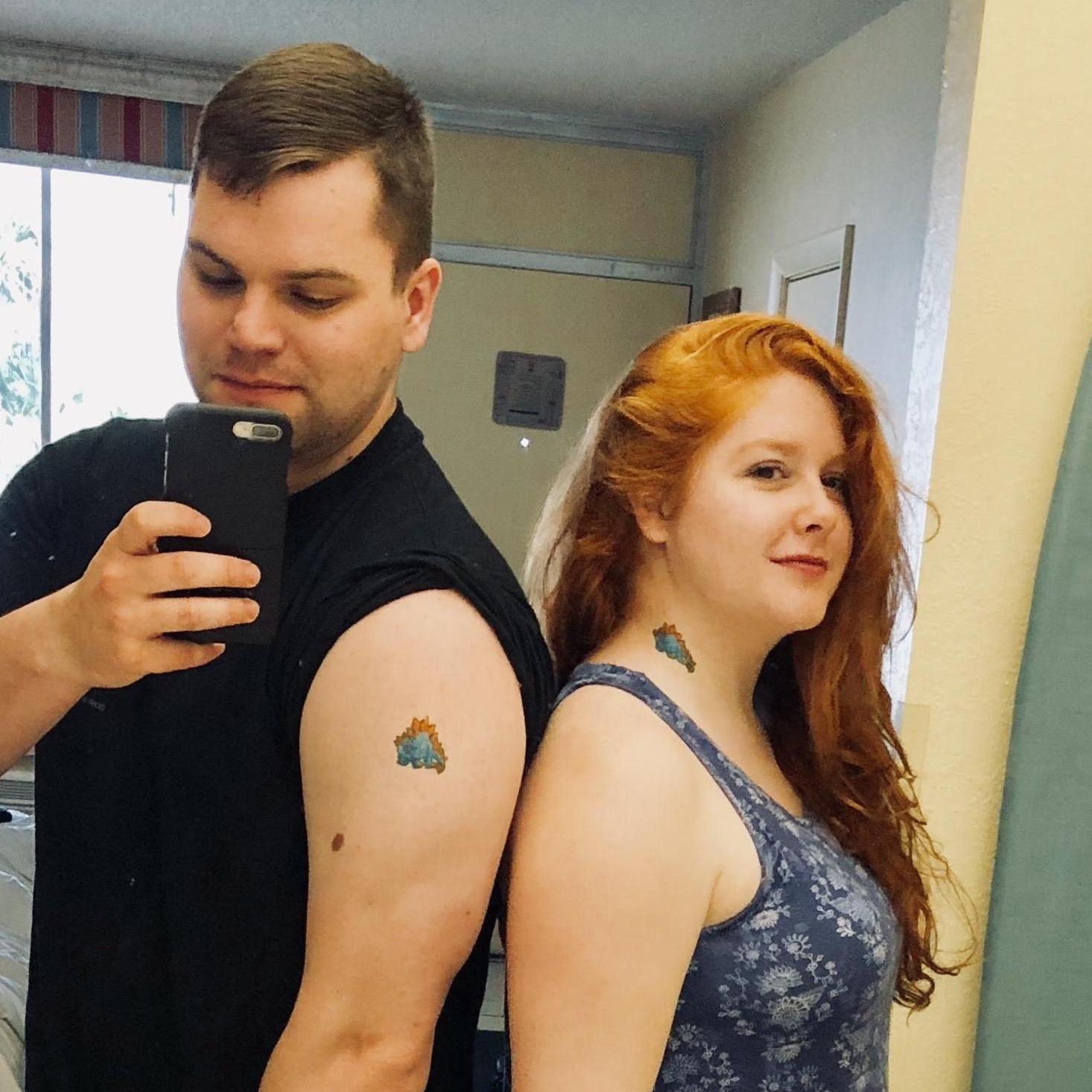 Matching *temporary* tattoos