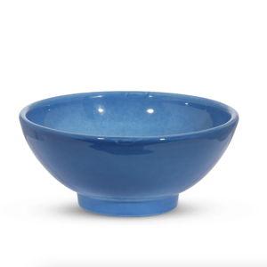 Small bowl with sky blue glaze