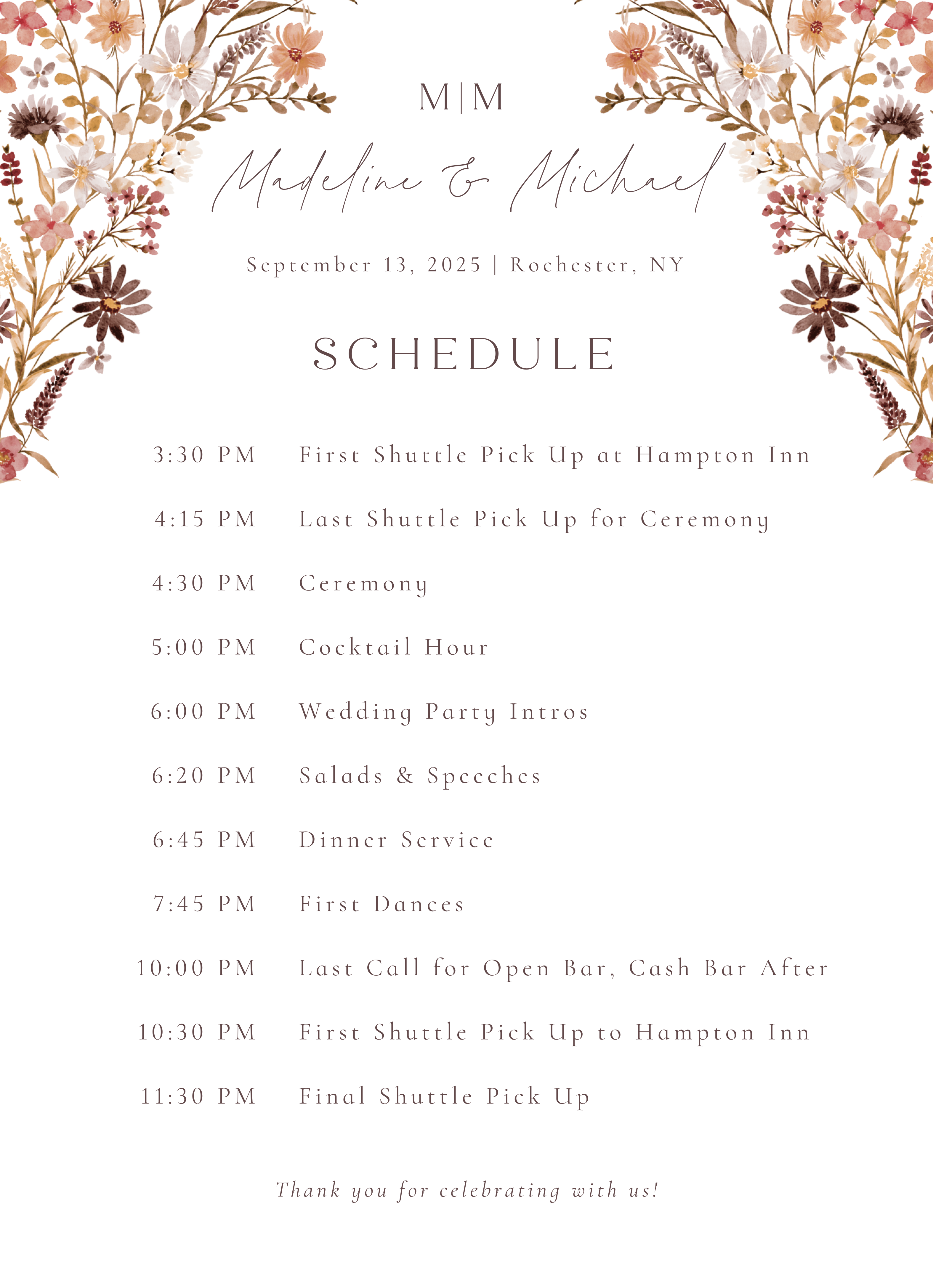 The Wedding Website of Madeline Parobek and Michael Root