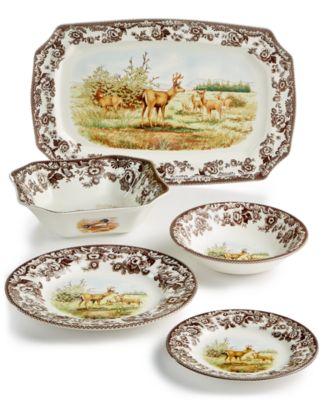 Spode Woodland Deer Salad Plate
