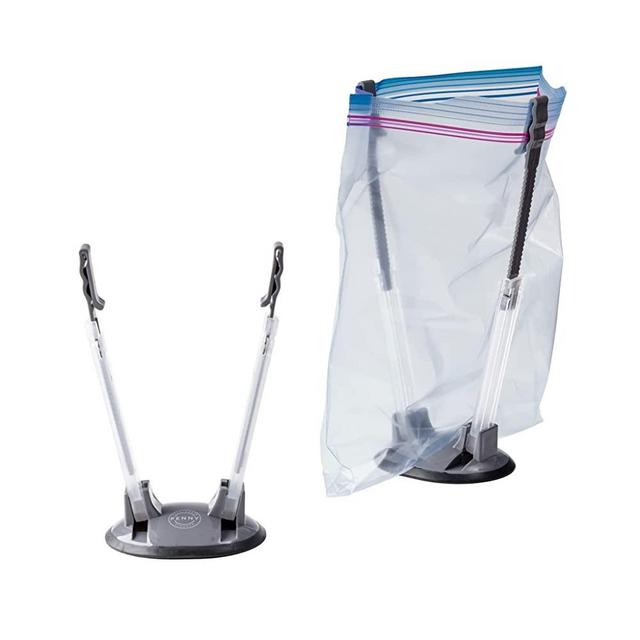 Hompon Baggy Rack Holder For Freezer Bag Holder Stand Ziplock Bag Holder  Stand