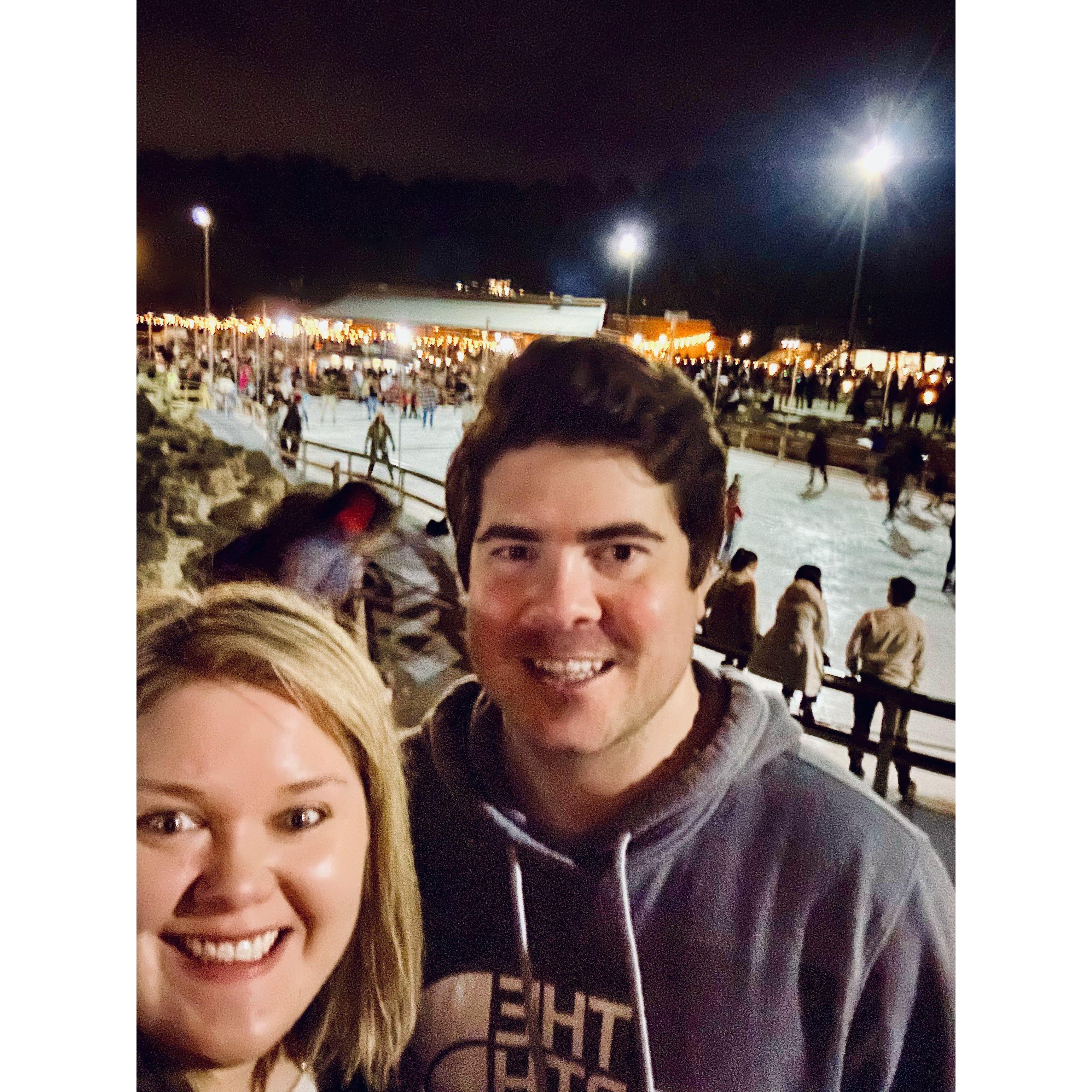 Ice skating at the Whitewater Center