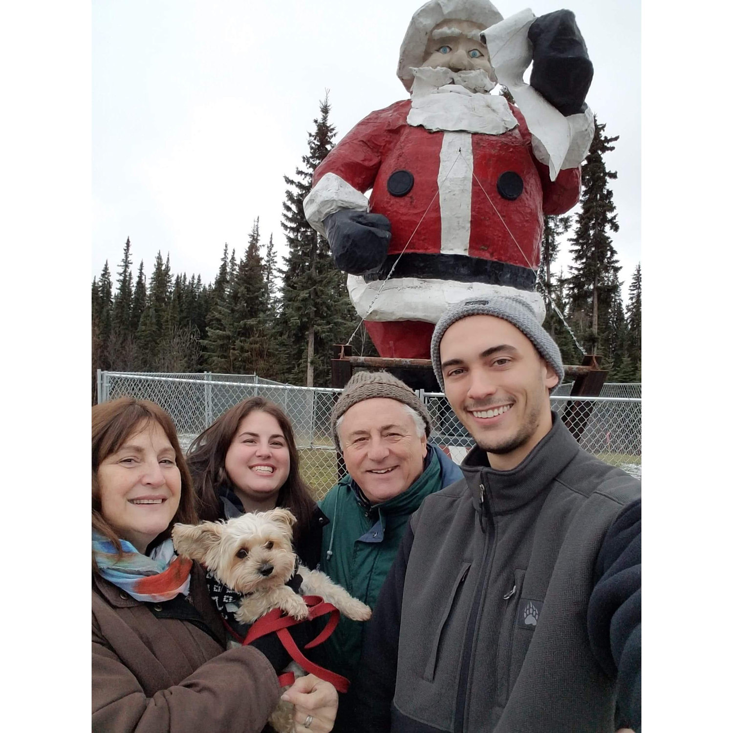 On Nicky's parents first Alaska trip. Where they decided, she needed to bring him home to San Diego.