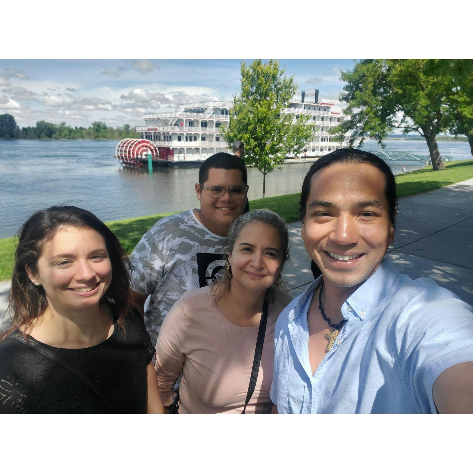 Exploring the Columbia River with Bristol's mother, Meyling, and brother, Brandon. This was the first weekend Emmanuel met Bristol's family. We spent the weekend exploring the Yakima Valley. 