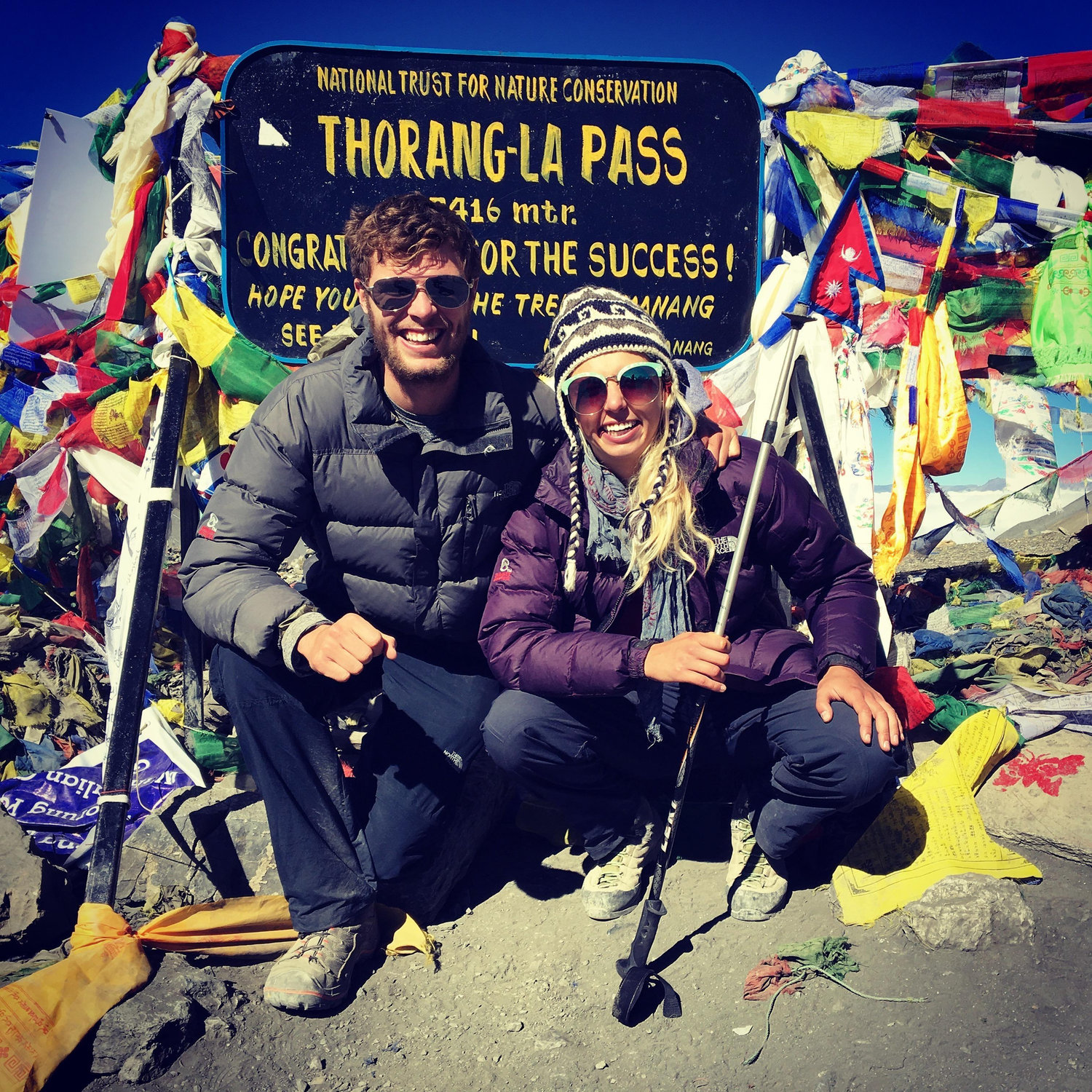 First, but not the last time reading 5400 meters, as we summit the highest pass in the world, and begin the long trip down.