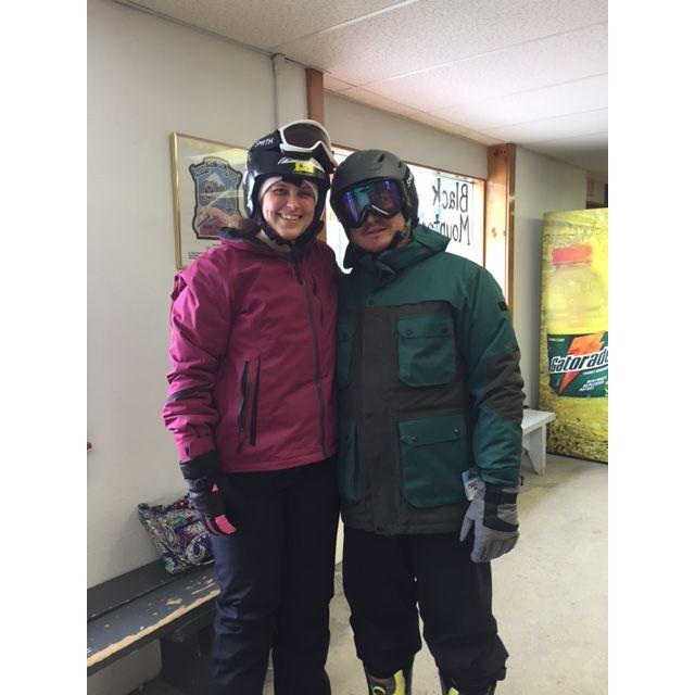 Trip to New Hampshire and attempted skiing. The Bunny Hill was terrifying.