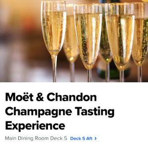 Champagne Tasting on Ship