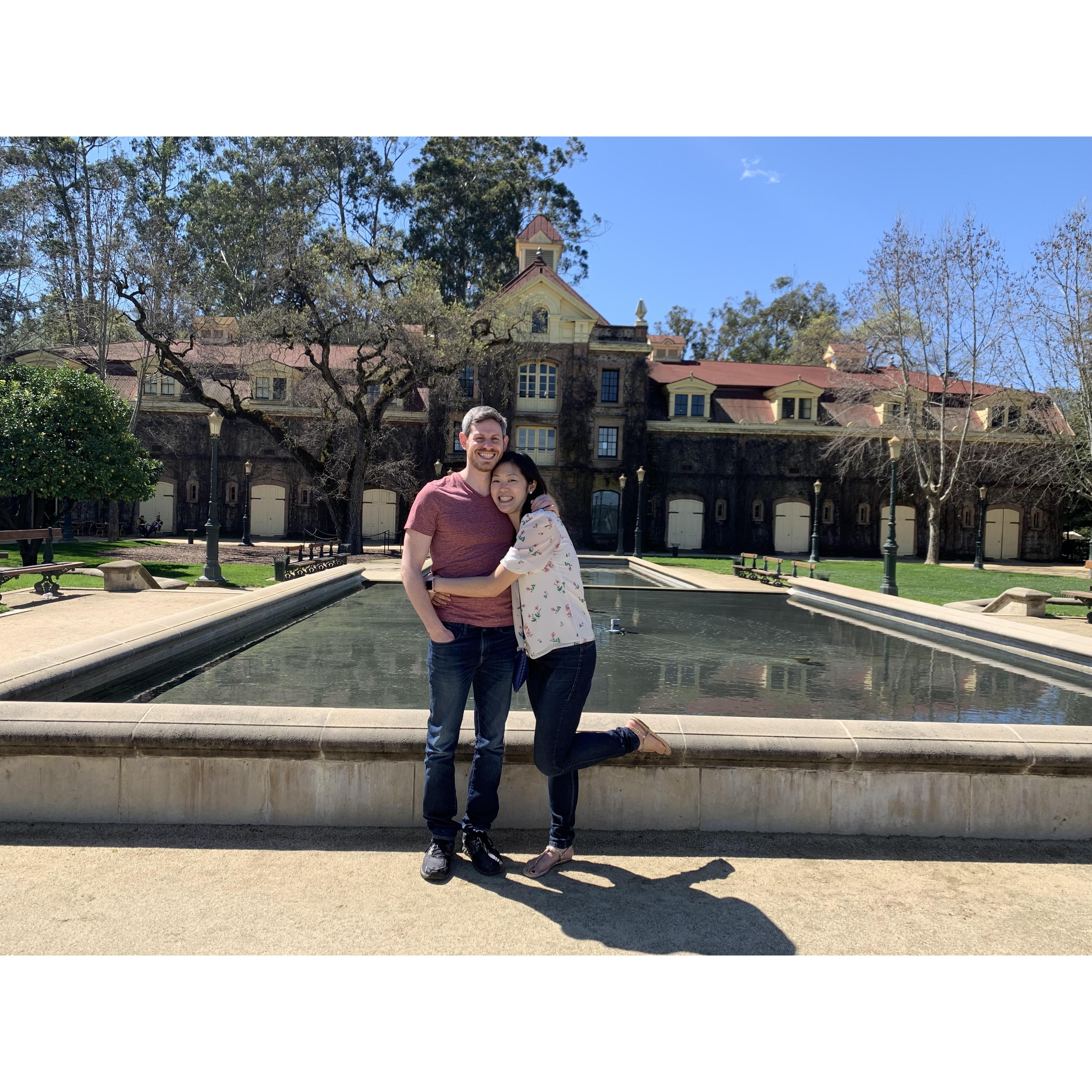 Inglenook tasting in Napa. March, 2019