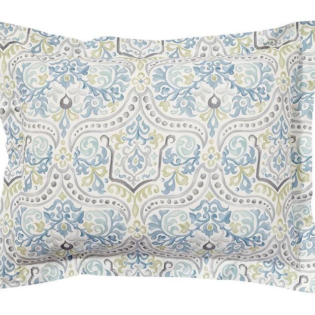Blue Jessie Organic Shams, Standard