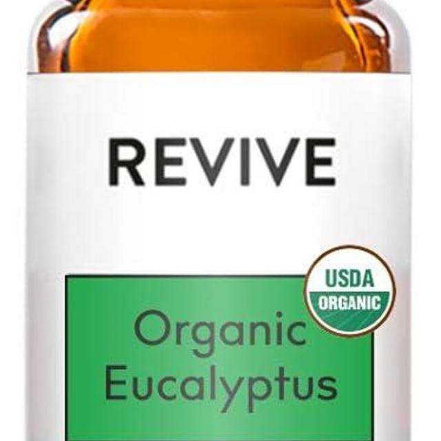 USDA Certified Organic Eucalyptus Essential Oil by Revive Essential Oils - 100% Pure Therapeutic Grade, for Diffuser, Humidifier, Massage, Aromatherapy, Skin & Hair Care
